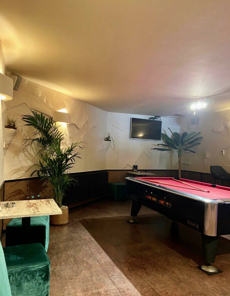 Pool table room downstairs